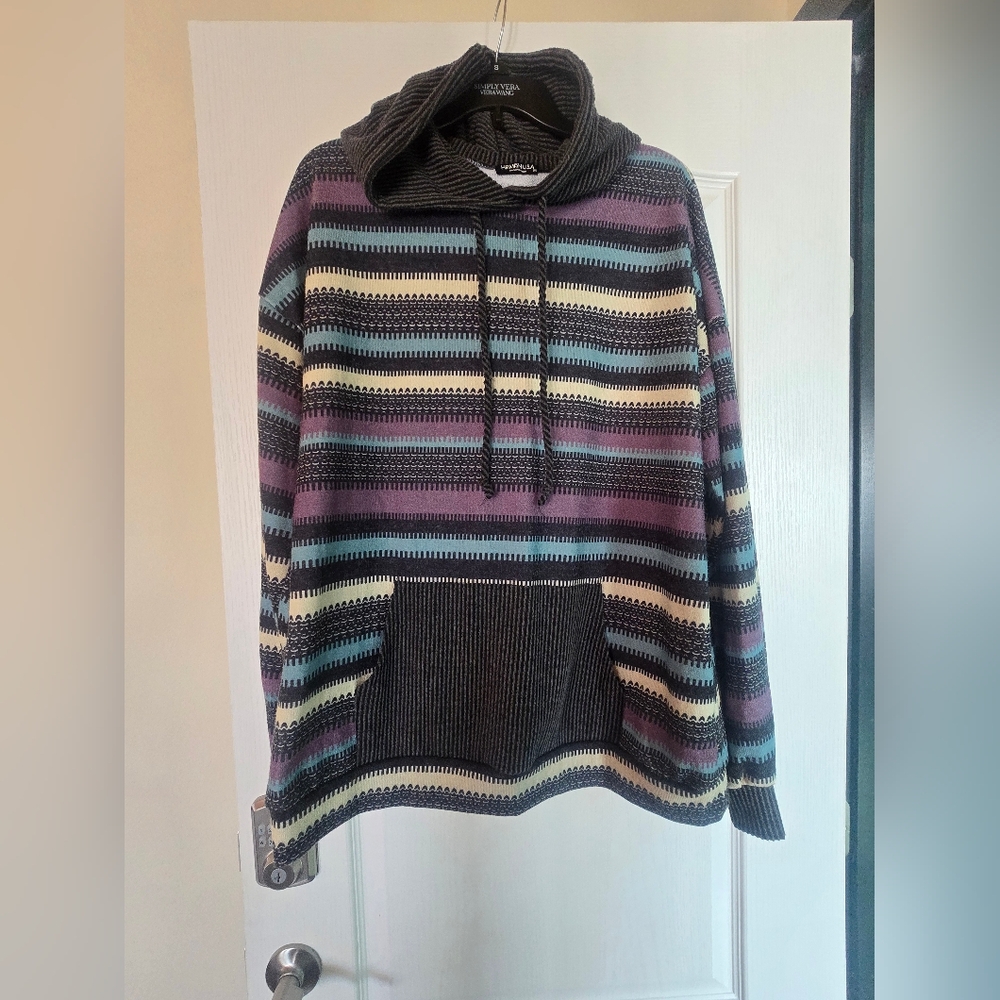 HEIMISH USA Multicolor Striped Hoodie